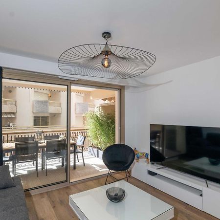 Somptueux Appartement 20M Plages Avec Vue Mer Antibes Esterno foto